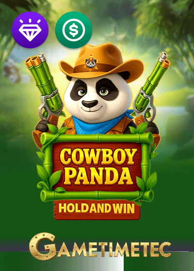 Cowboy Panda Hold and Win
